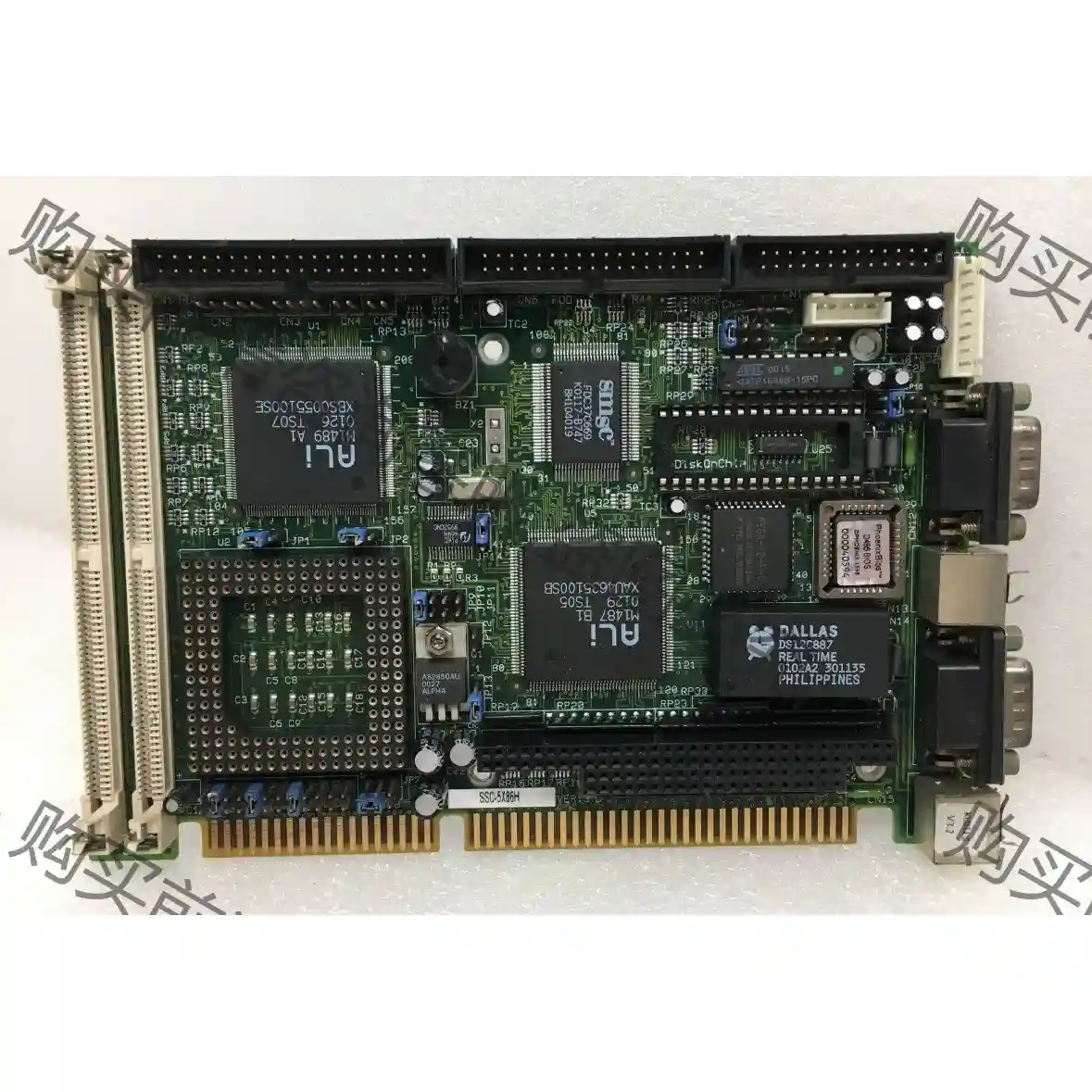SSC-5X86H VER:3.0台湾威达工业工控设备主板半 议价再拍 拆机件
