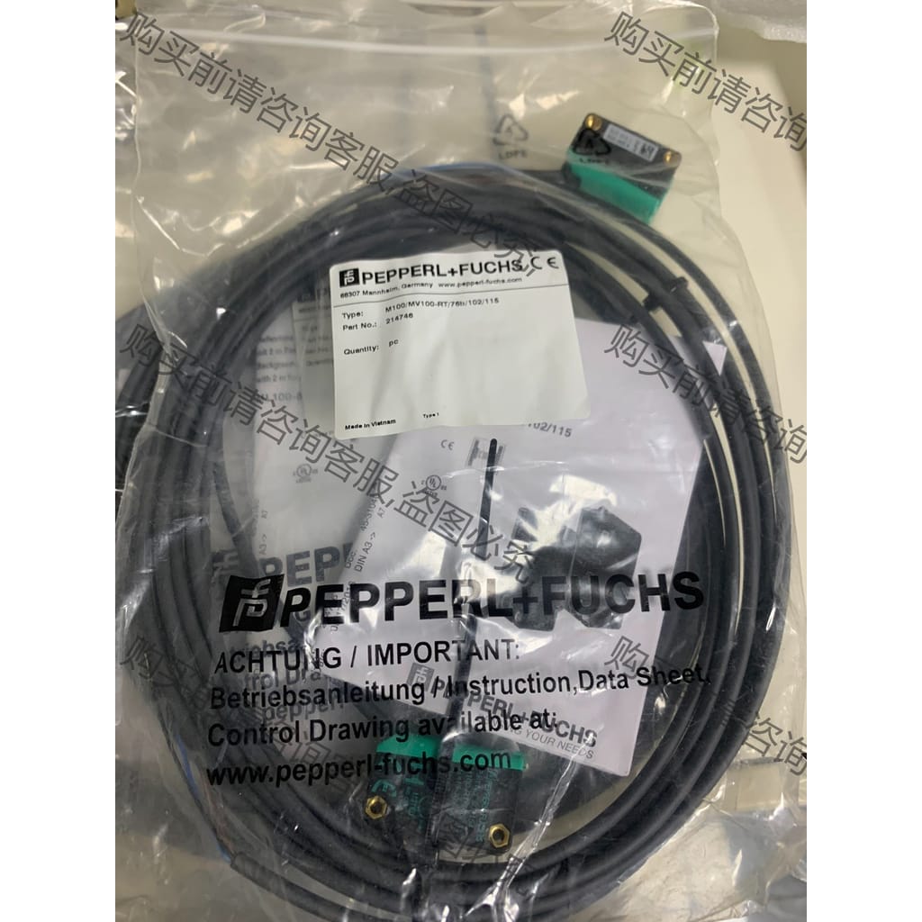 功能正常议价 原装进口倍加福M100/MV100-RT/76b/102/1