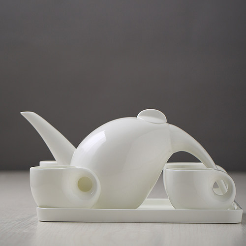 整套功夫茶具茶壶礼盒套组骨瓷陶瓷茶具茶杯茶盘茶杯乔迁结婚礼