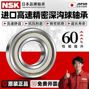 日本进口NSK轴承 6000 6001 6002 6003 6004 6005 6006 ZZ DDU RS