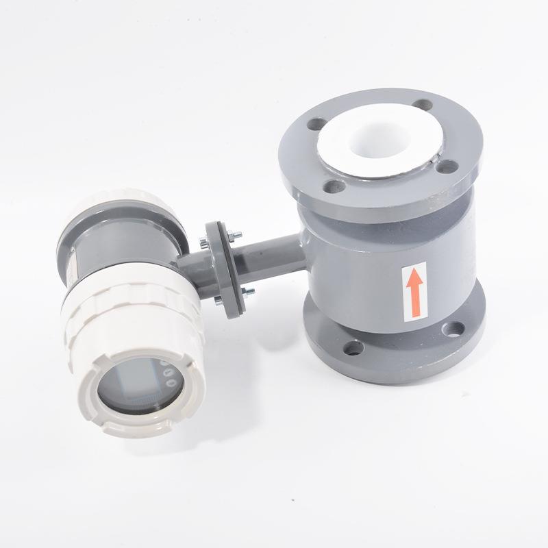 管道式电磁流量计污水液体一体分体式数显高精度传感器DN15