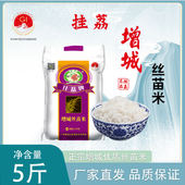 包邮 挂荔牌增城丝苗米5斤真空广东大米小包装 2.5KG长粒香软米籼米