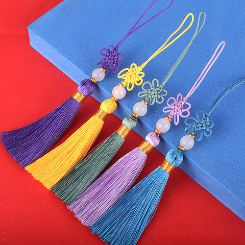 中国结diy流苏钥匙扣书包饰品
