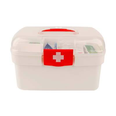 家庭便携医院药品塑料收纳应急箱户外车载手提医药箱人防急救箱