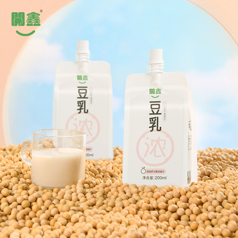 开鑫豆乳200ml*8袋早餐植物奶