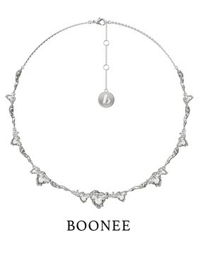【明星同款】BOONEE爱心宝石项链女轻奢小众设计高级感颈链锁骨链