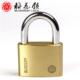 纯铜挂锁通开防水防锈防盗加固小锁头仓库大铁门腰圆抽屉锁子