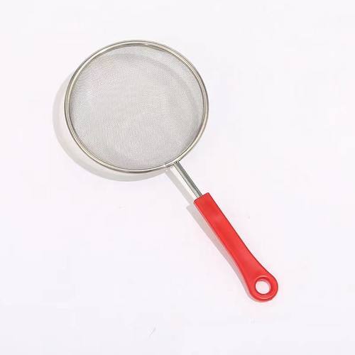 红柄不锈钢漏勺果汁豆浆过滤网厨房网筛炸篱油过滤网超细隔渣面粉