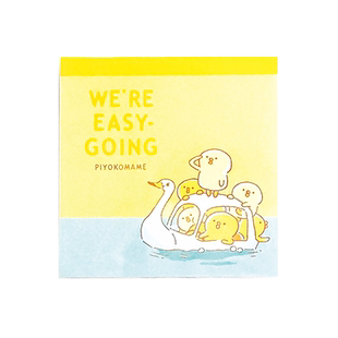 日本mind wave吱吱豆系列文具天鹅船水果造型可爱便利贴便签本文件夹和纸胶带线圈本日常学生办公文化用品