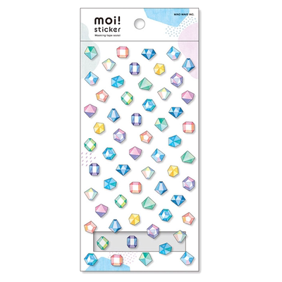 日本mindwave贴纸淡彩相册几何