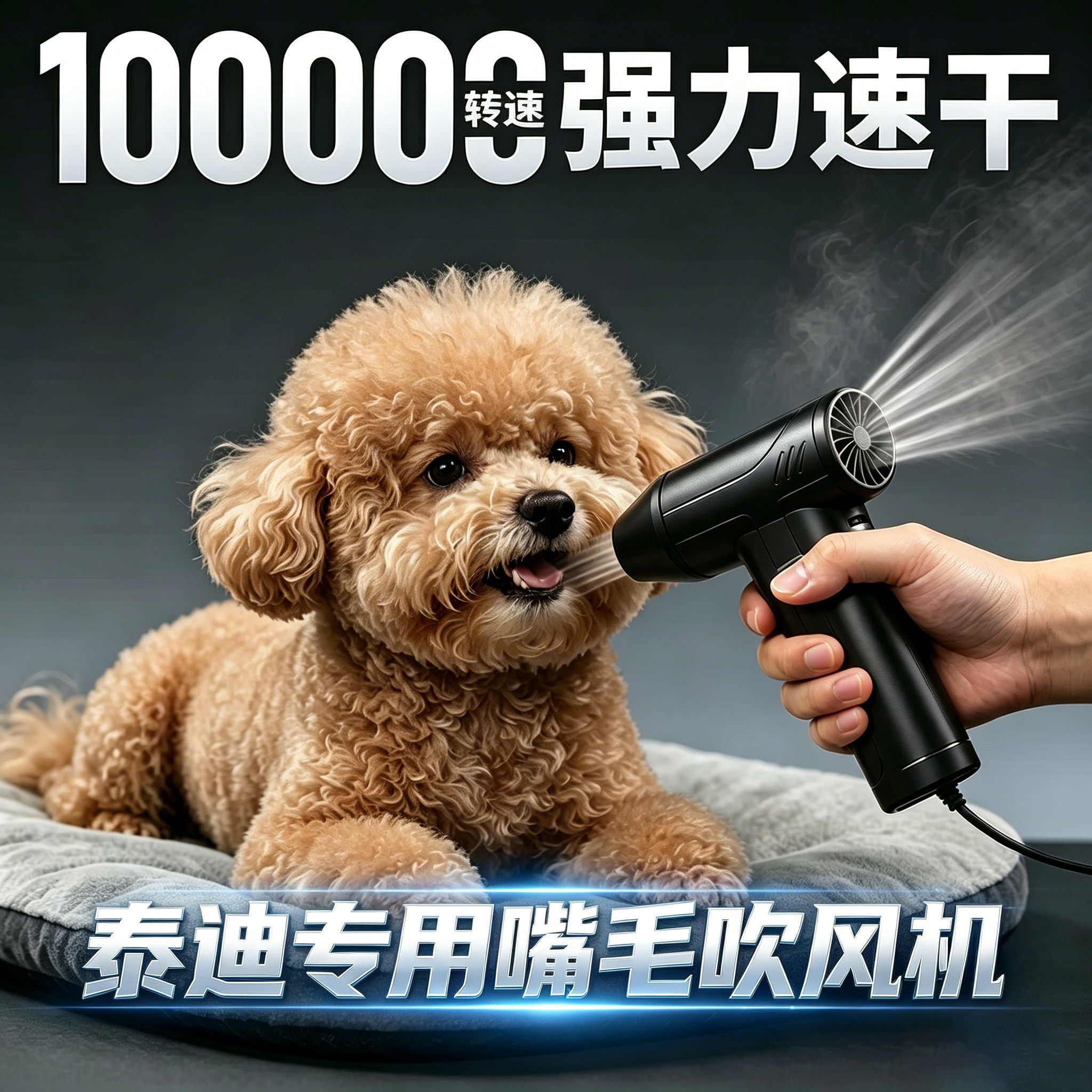 泰迪专用狗狗吹嘴毛吹风机小狗面部嘴毛吹毛机宠物狗洗澡迷你脸部
