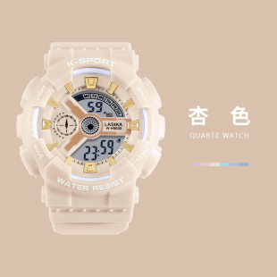 电子手表女款 学生ins风独角兽高颜值初高中儿童运动防水2025新款