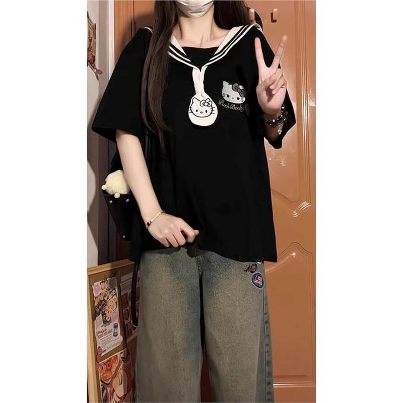 宅系软萌Kitty猫海军领短