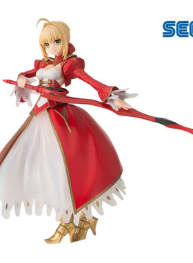 日本正版SEGA世嘉FATE系列FGO尼禄克劳狄乌斯暴君红SABER景品手办