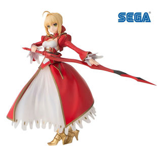 日本正版SEGA世嘉FATE系列FGO尼禄克劳狄乌斯暴君红SABER景品手办