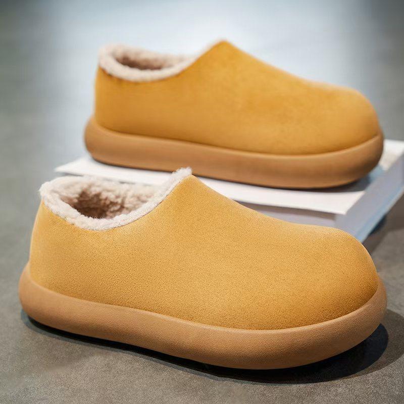 2025冬季新款棉鞋男款冬季加绒棉鞋雪地靴平底一脚蹬中帮保暖棉鞋,流行男鞋,时尚雪地靴,淘宝优惠券,粉丝福利购,淘宝优惠卷