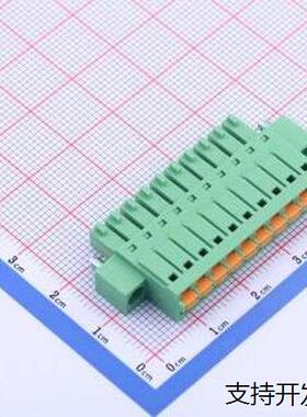 JL15EDGKNM-35010G01 插拔式接线端子 螺丝固定 1x10P 3.5mm 排数