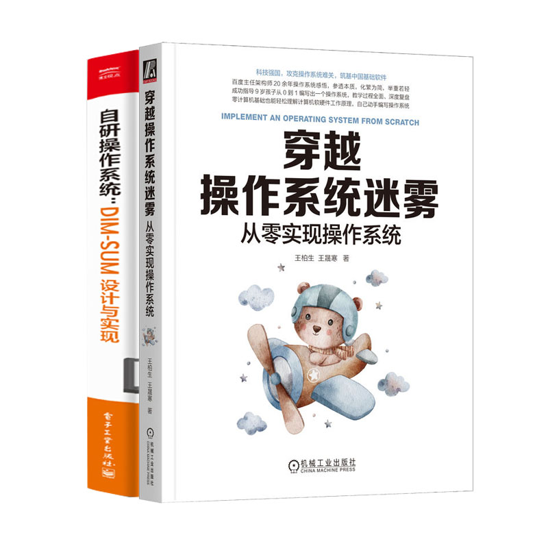 穿越作系统迷雾 从零实现作系统+自研作系统:DIM-SUM设计与实现书籍