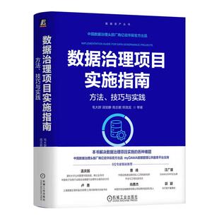 数据治理项目实施指南 方法 技巧与实践 毛大群 汤贺静 高志鹏 郑渤龙 等 机械工业出版社9787111794066