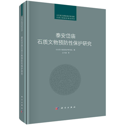泰安岱庙石质文物预性护研究 山东省古建筑护研究院 科学出版社