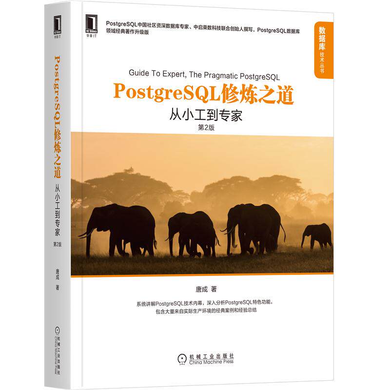 PostgreSQL修炼之道:从小工到家第2版 唐成 数据库技术书