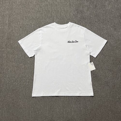 纯棉T-Shirt圆领夏季Aime Leon Dore潮牌字母印花短袖T恤男女宽松
