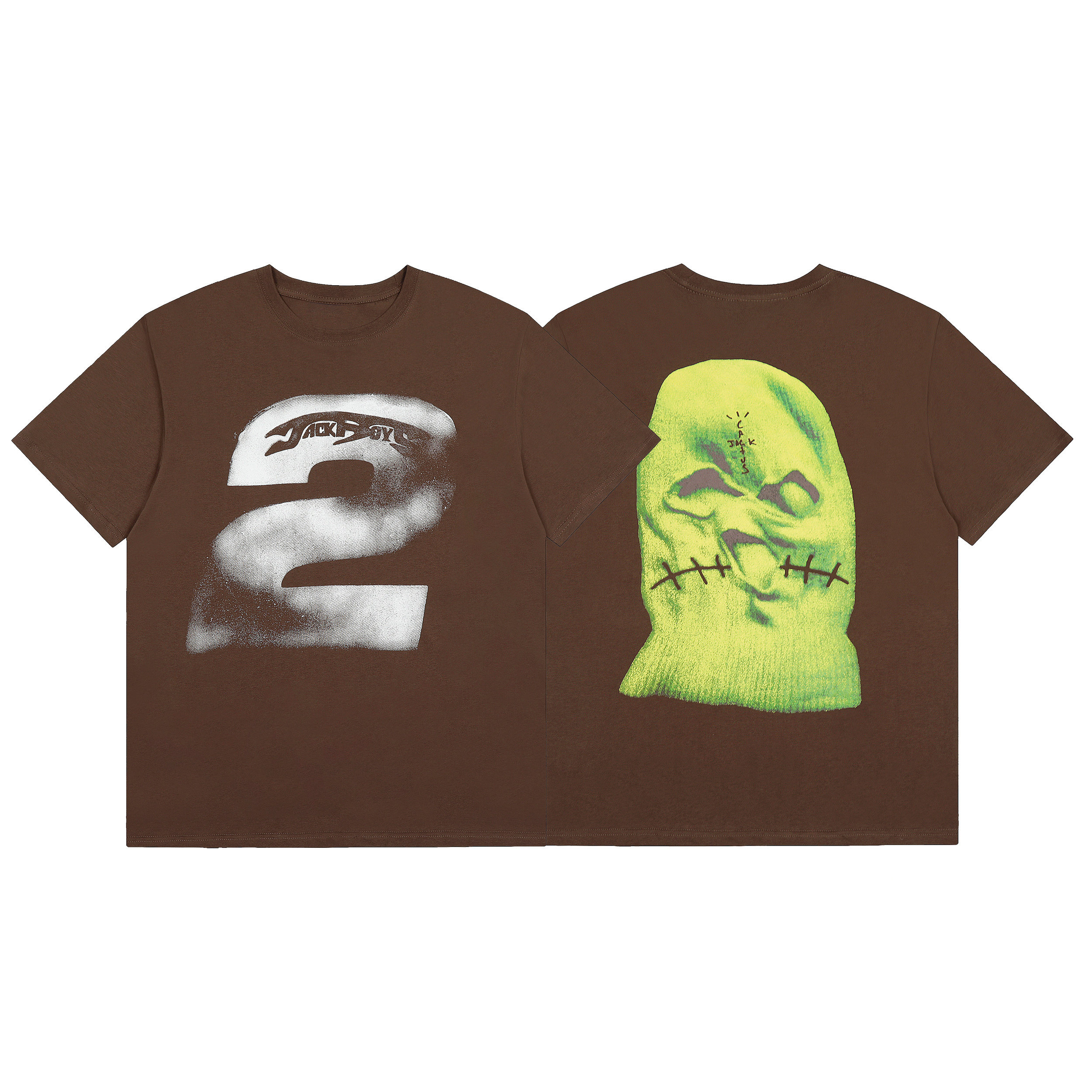 嘻哈travisScott数字印花短袖T恤男女款宽松oversize潮牌纯棉上衣,男装,T恤,淘宝优惠券,粉丝福利购,淘宝优惠卷