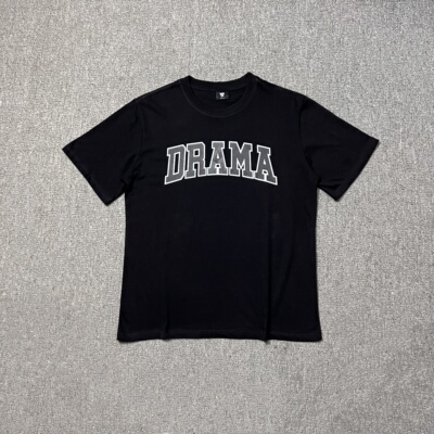 Drama call潮牌上衣夏季T-Shirt字母印花短袖T恤男女宽松纯棉百搭