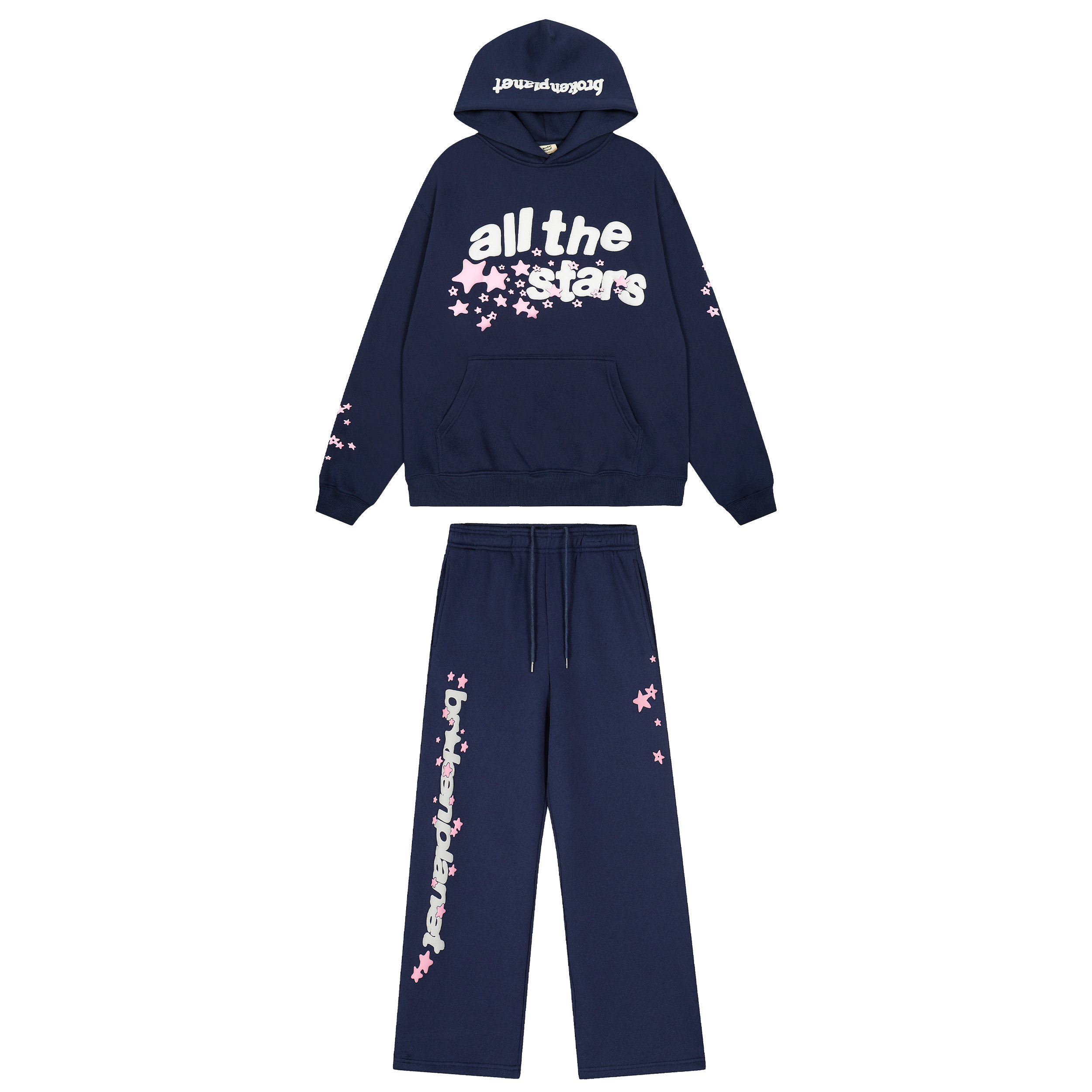 brokenplanet美式嘻哈风allthestars满天星卫衣加绒套装男女秋冬,男装,休闲运动套装,淘宝优惠券,粉丝福利购,淘宝优惠卷