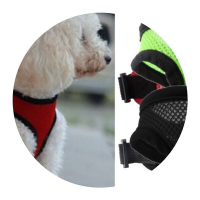 极速High Quality Pet Dog Harness CollarJ Leash Strap Mesh Do