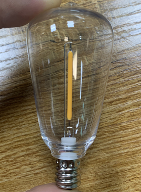 LED灯泡G40/ST38串灯用E12螺口2700K暖黄色温1瓦节能露营灯串配件