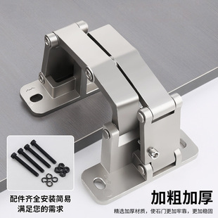 石材门铰链合页重型干挂瓷砖二维消防栓箱隐形配件大理石橱柜暗门