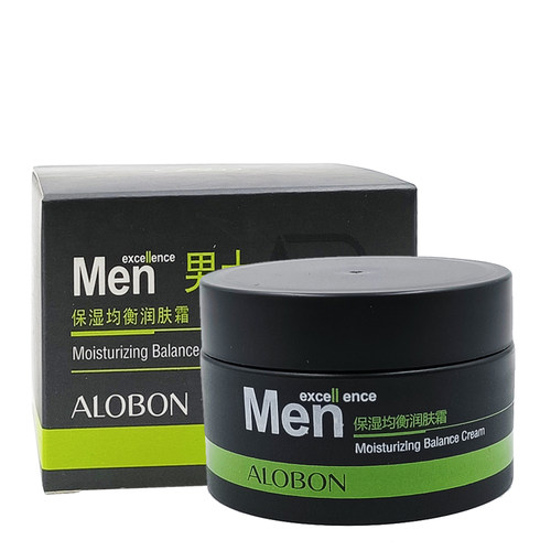 雅邦男士保湿均衡润肤霜50g润肤霜面霜擦脸油滋润改善干燥男士霜