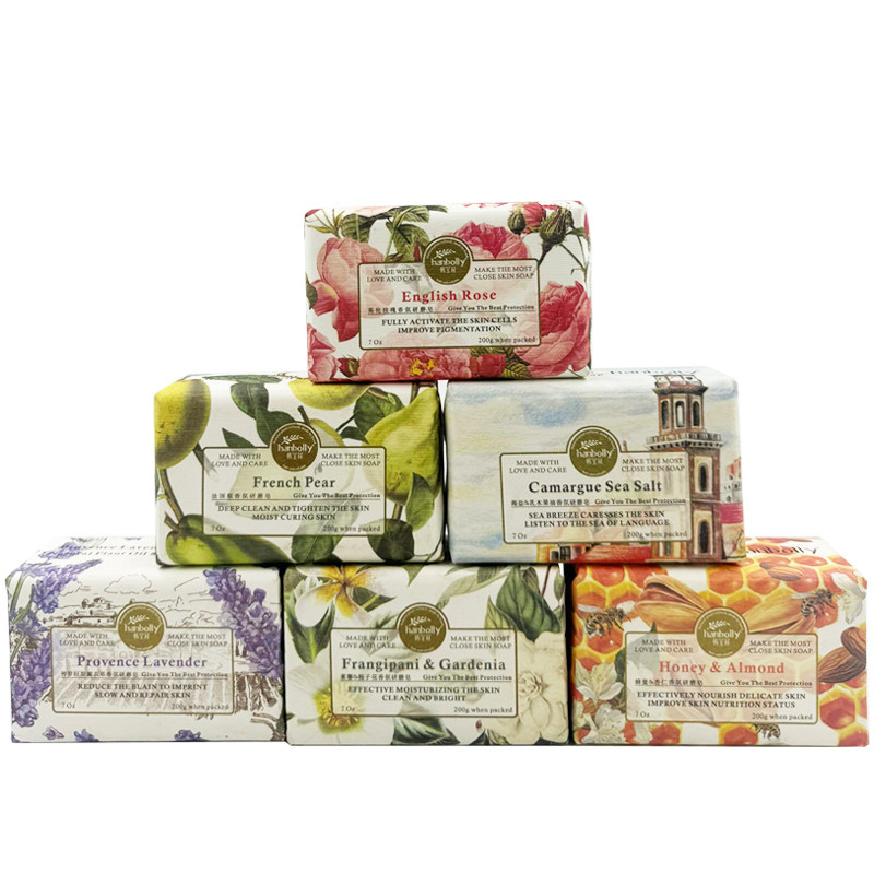 韩宝莉香氛研磨皂香皂伴手礼手工花香肥皂留香洗澡沐浴皂栀子玫瑰