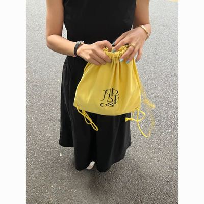 2024原创原创小众大容量简单复古抽绳抽绳束口帆布袋包