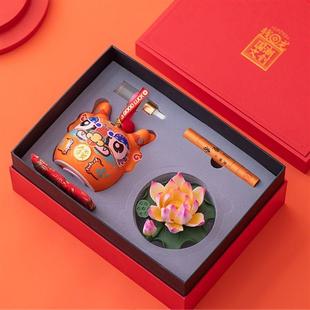 《国潮文创钱龙》生肖龙年办公茶杯茶水分离带盖商务伴手礼品定