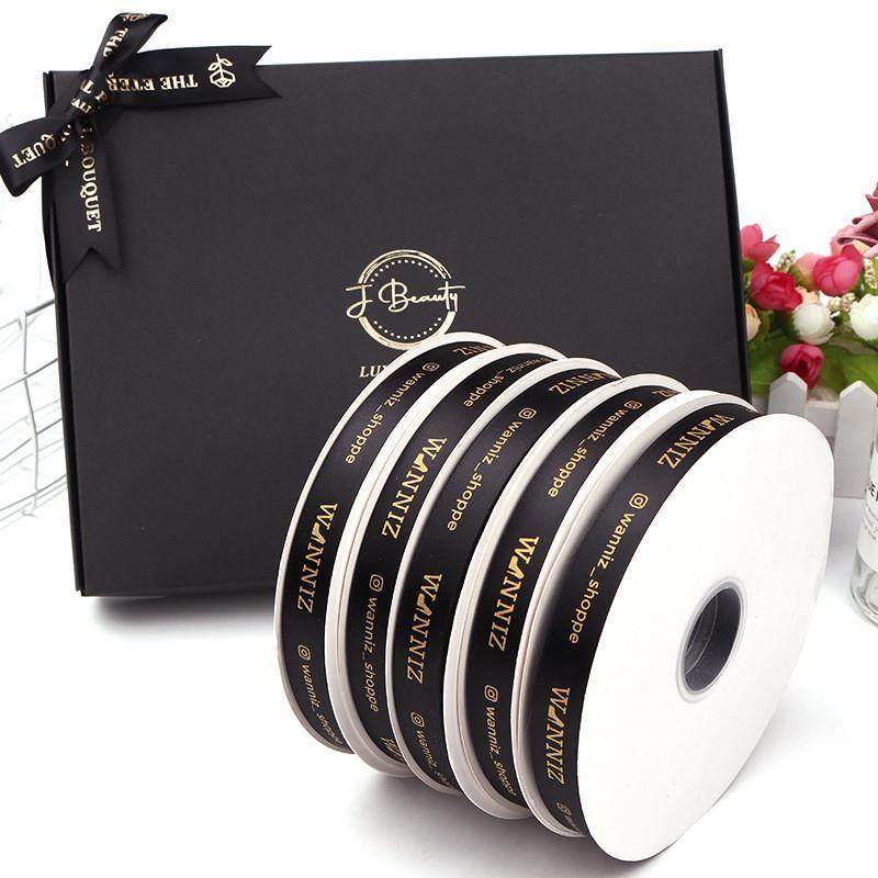 2单色印刷涤纶带蛋糕花束包装带双面蝴蝶结黑色丝带,居家布艺,丝带/绸带/布带,淘宝优惠券,粉丝福利购,淘宝优惠卷