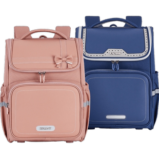 新款卡拉羊儿童书包女小学生1-3-6年级减负轻便双肩包男校园背包