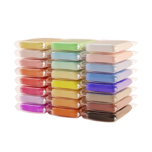 超轻粘土24色儿童无毒彩泥幼儿园手工太空泥黏土手办diy材料包橡皮泥工具石塑粘土