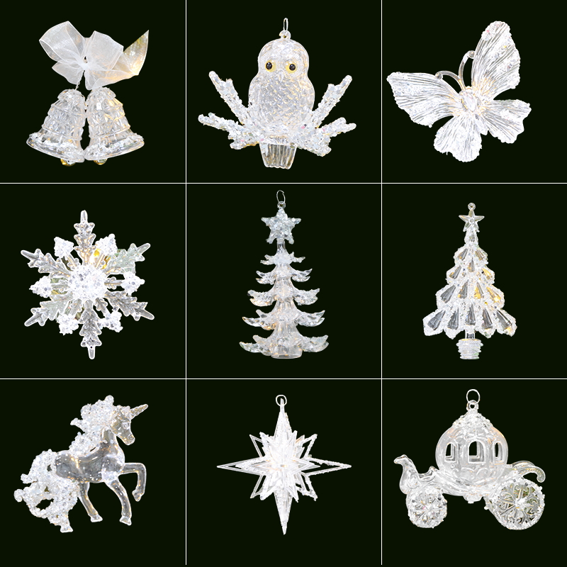 亚克力材质圣诞树装饰igood