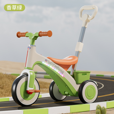爆款推荐三轮车脚踏车遛娃车