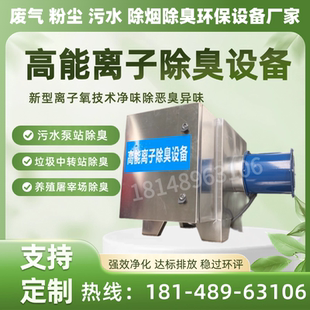 高能离子除臭设备工业污水泵站除臭味低温等离子废气处理环保设备