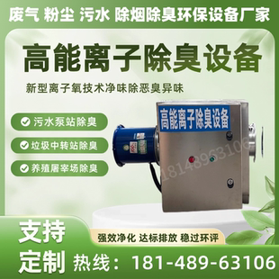 高能离子除臭设备工业污水泵站垃圾房除臭箱等离子管废气净味设备