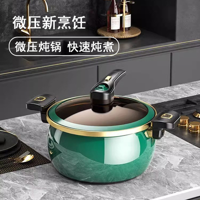 德国knx珐琅微压锅家用不粘锅