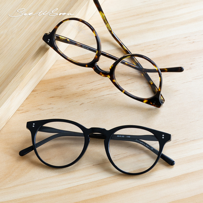 陈奕迅同款复古手工眼镜架