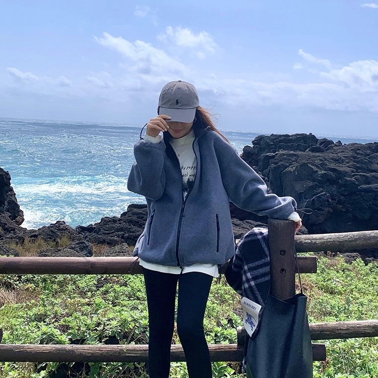 300斤大码女冬保暖摇粒绒外套