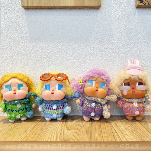 哭娃吊卡衣服搪胶公仔娃衣