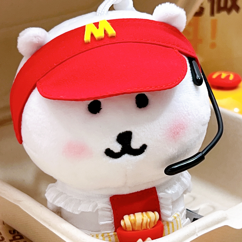 13cm自嘲熊娃衣麦当劳公仔衣服