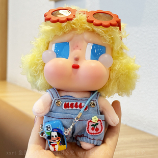 哭娃吊卡衣服crybaby 穿 vacation搪胶公仔娃衣沙滩小憩潮流背带裤