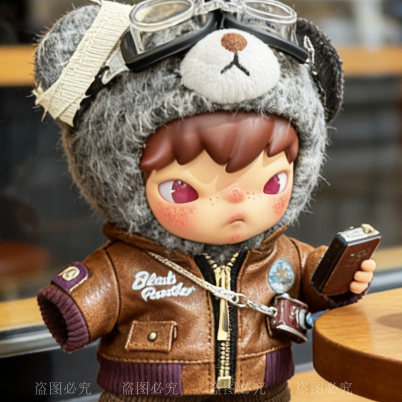 小野Hirono公路日志毛绒搪胶公仔挂件娃衣潮流夹克帅酷相机套装,模玩/动漫/周边/娃圈三坑/桌游,潮玩娃衣,淘宝优惠券,粉丝福利购,淘宝优惠卷